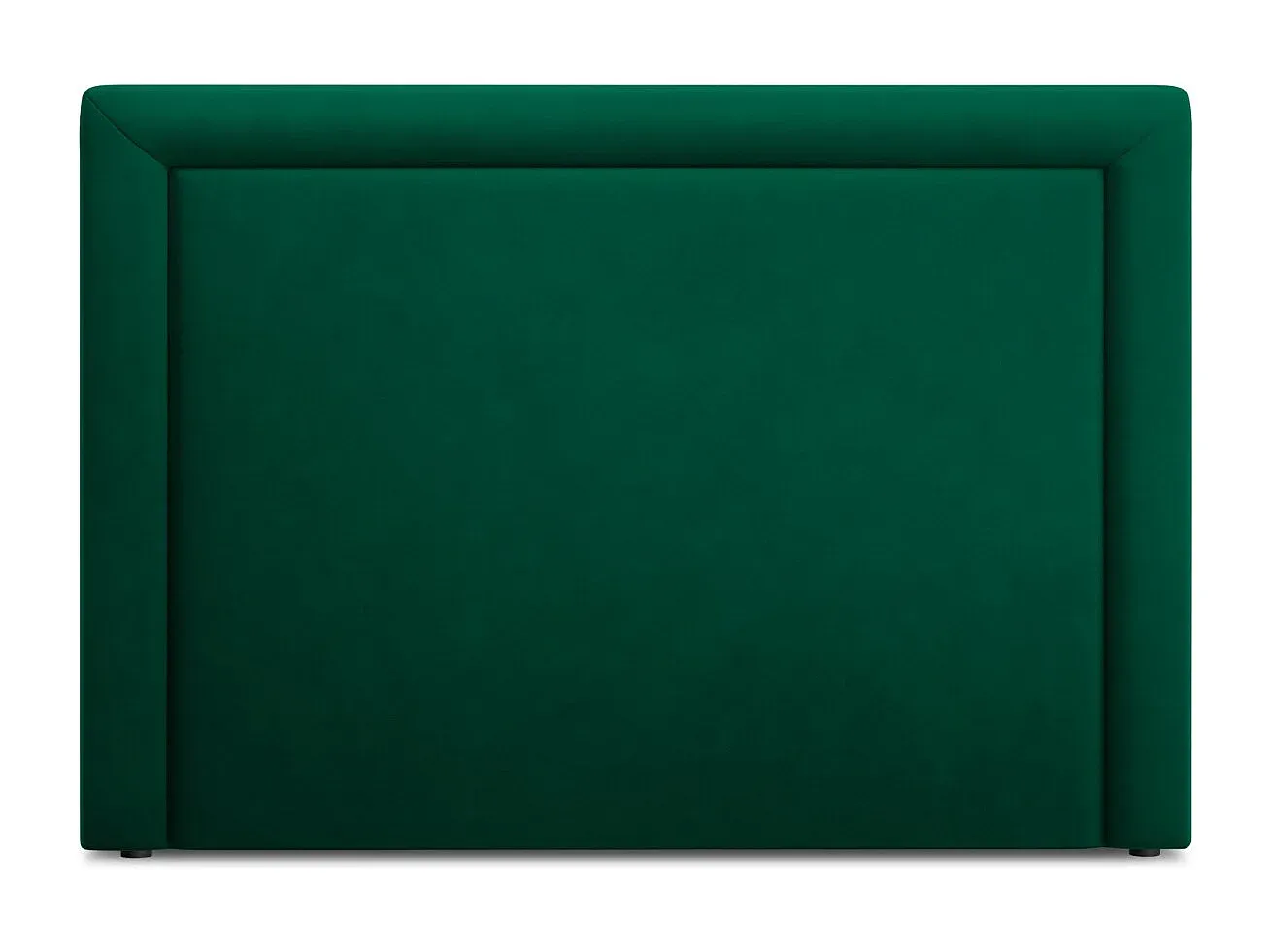 Samt Kopfteil in Flaschengrün - 160x8x120cm