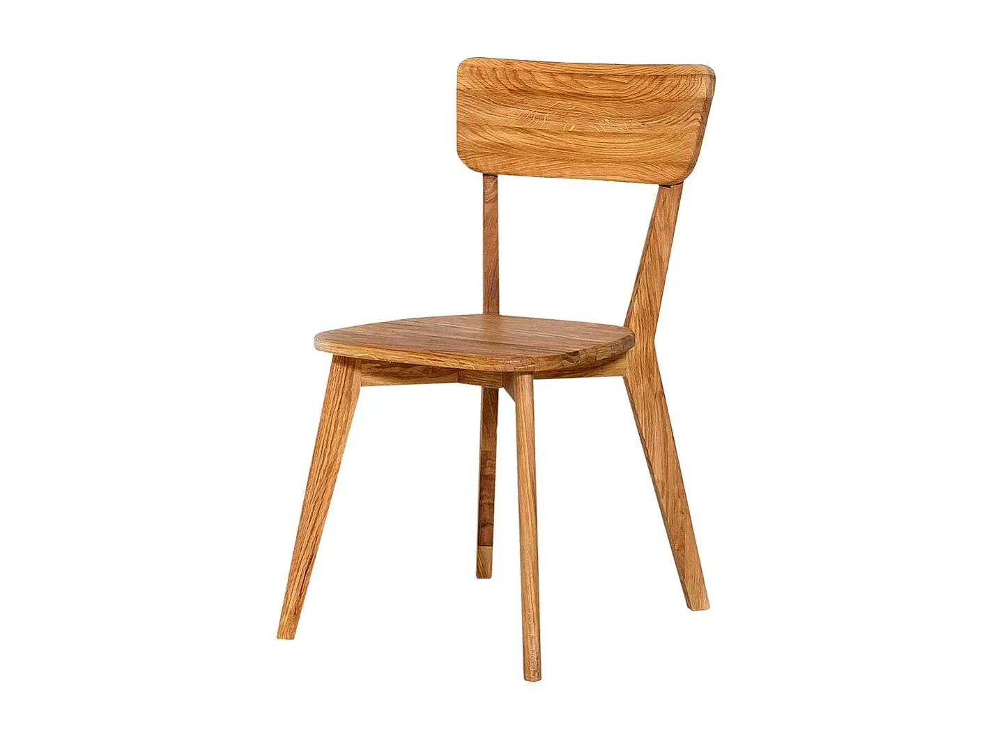Moderner Esszimmerstuhl aus Eichenholz