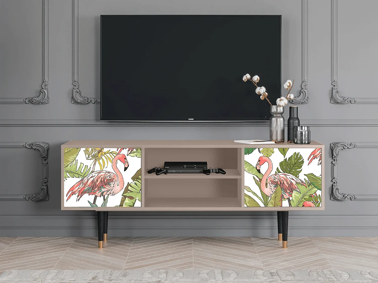 Modernes TV-Möbel mit großem Stauraum, 170 cm