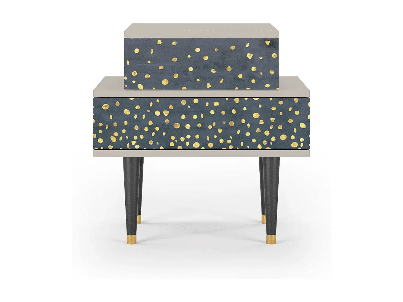 Moderner Nachttisch mit Beleuchtung