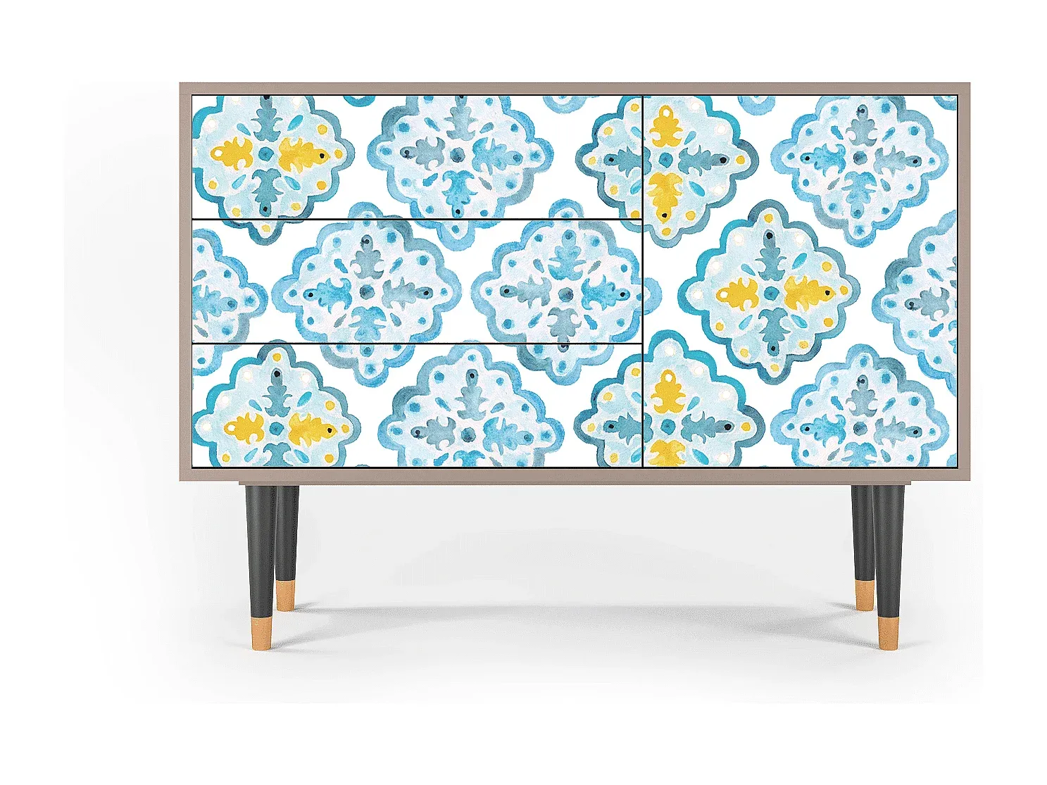 Sideboard mit portugiesischen Fliesen, Sand