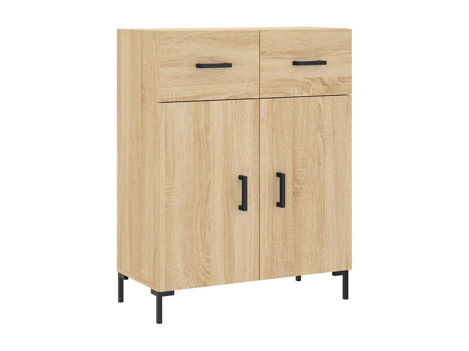 Moderner Beistellschrank aus Holzwerkstoff, 70x34x90 cm