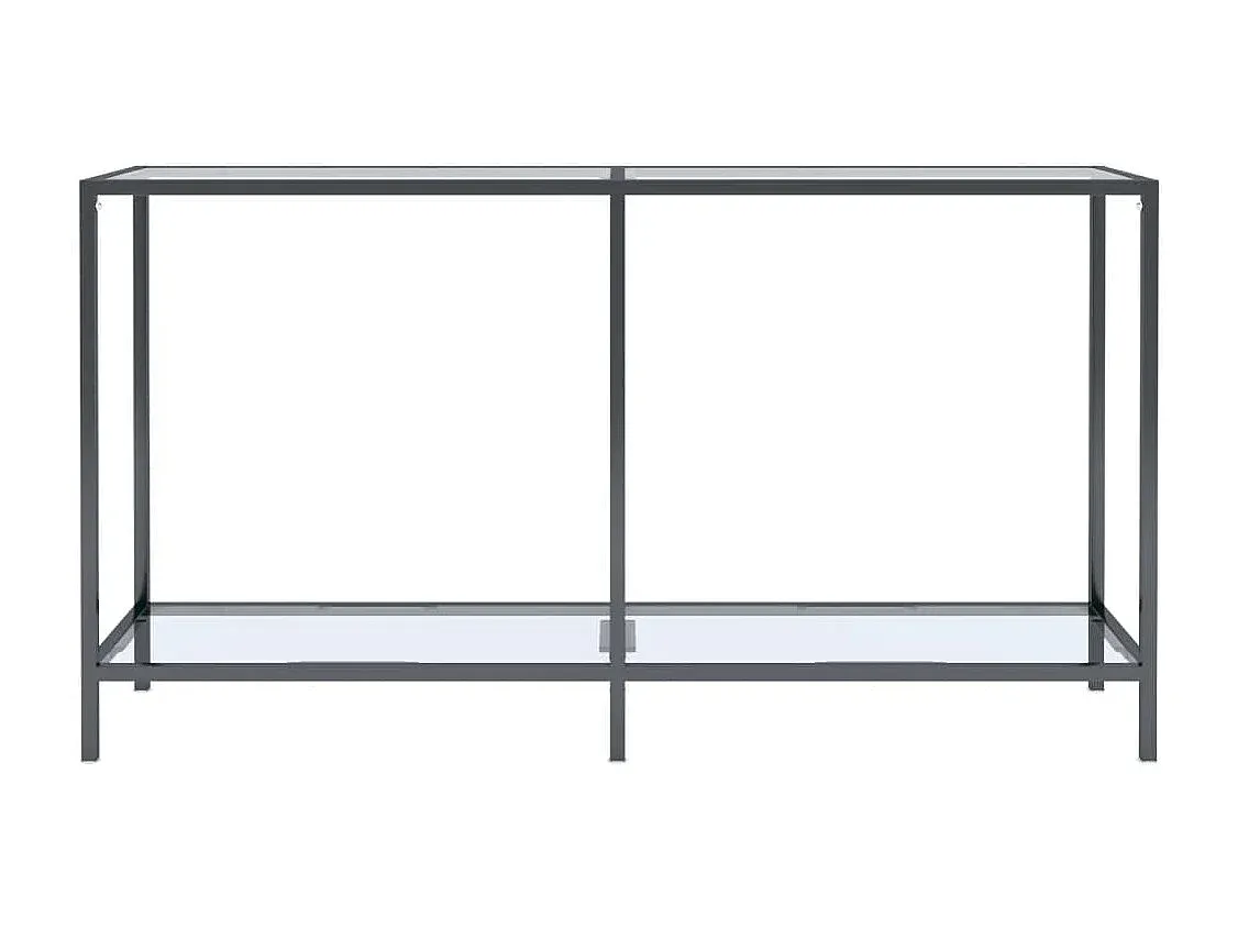 Moderner Glastisch für Flur, 140x35x75,5 cm