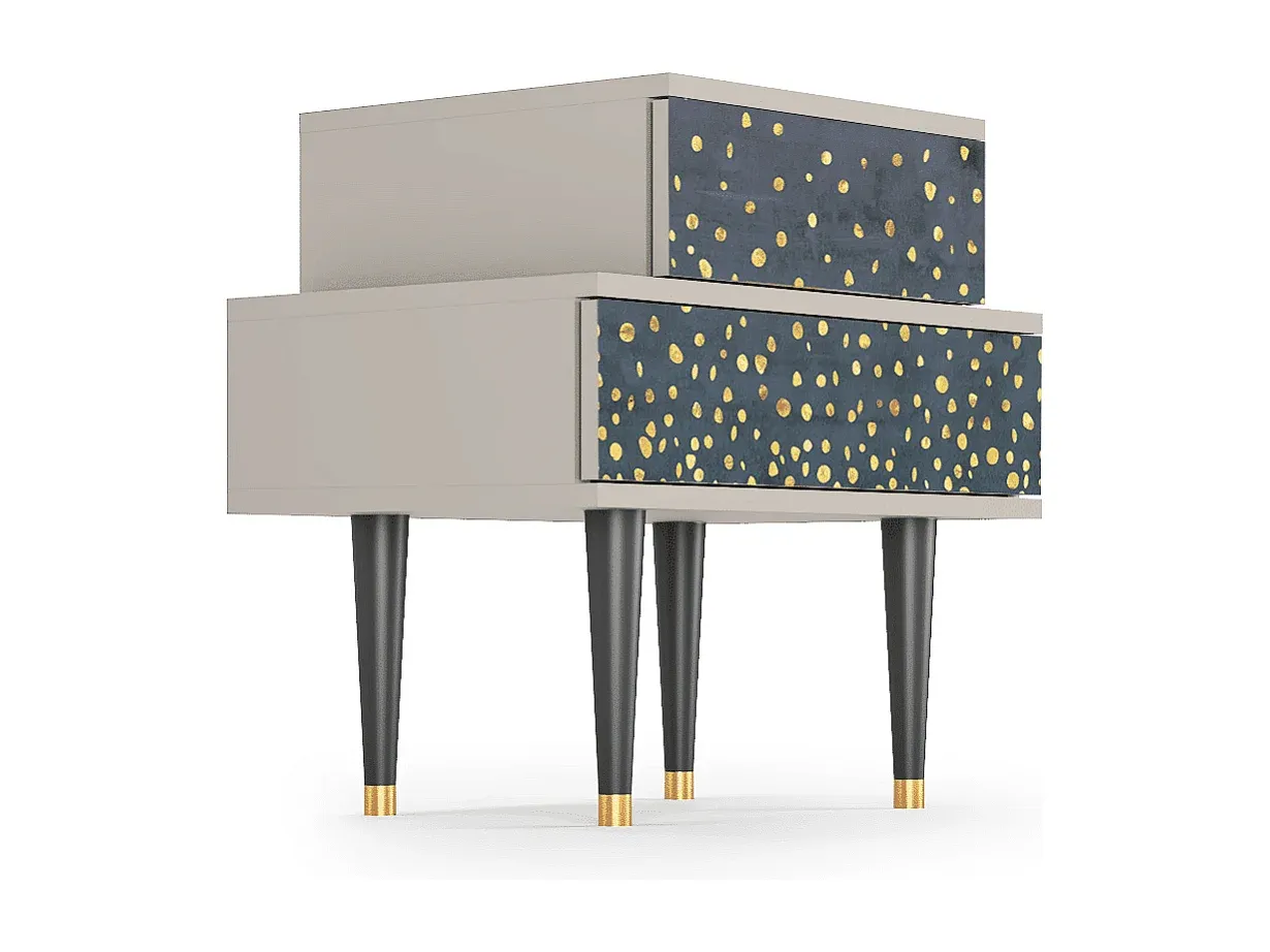 Moderner Nachttisch mit Beleuchtung