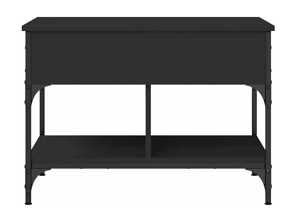 Moderner Wohnzimmertisch aus Metall und Holz