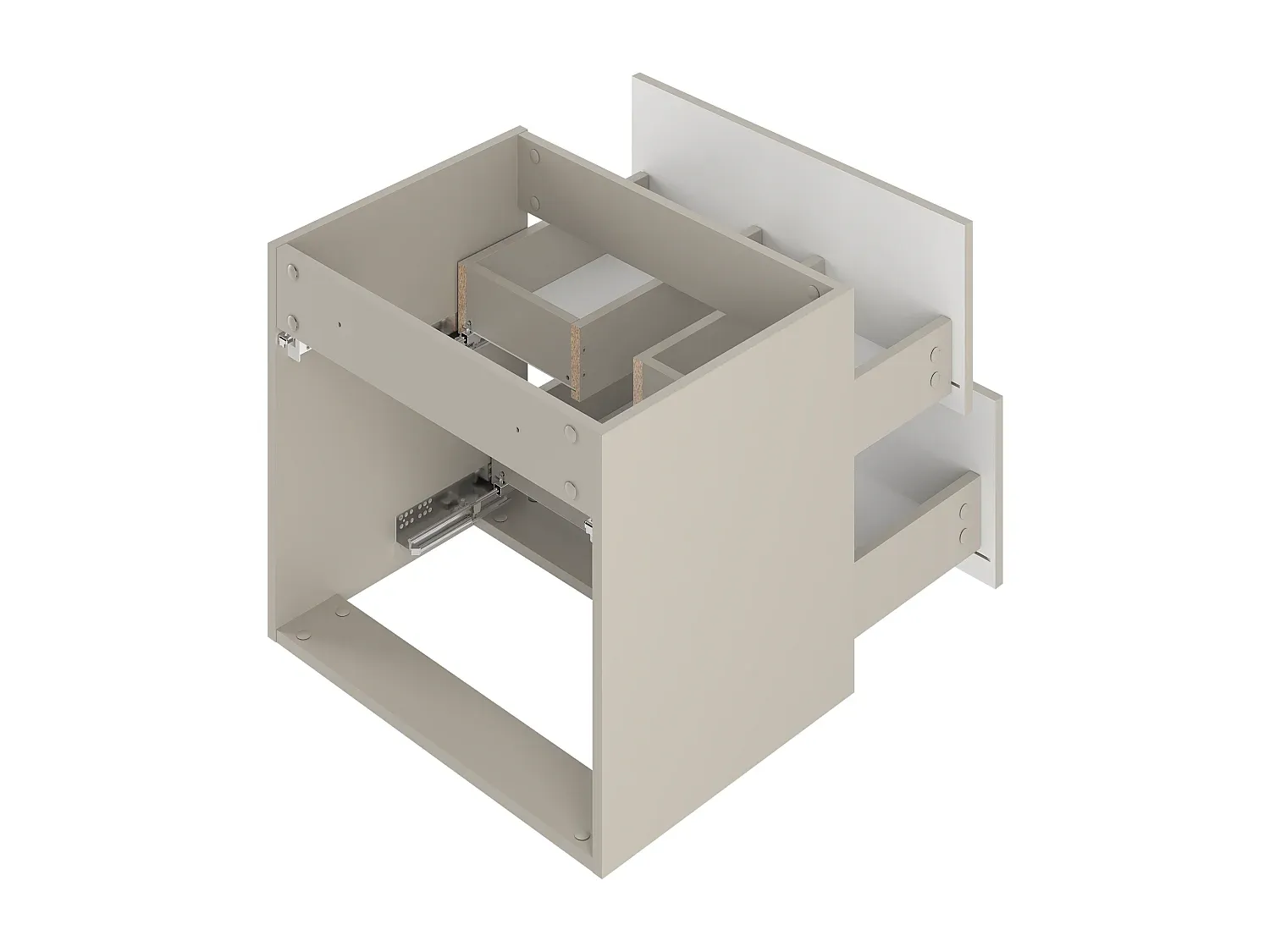 Hochwertiges Badezimmer-Set mit Waschtisch