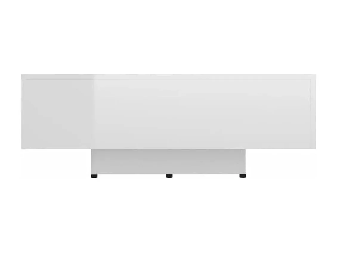 Moderner Wohnzimmertisch in Hochglanz Weiß