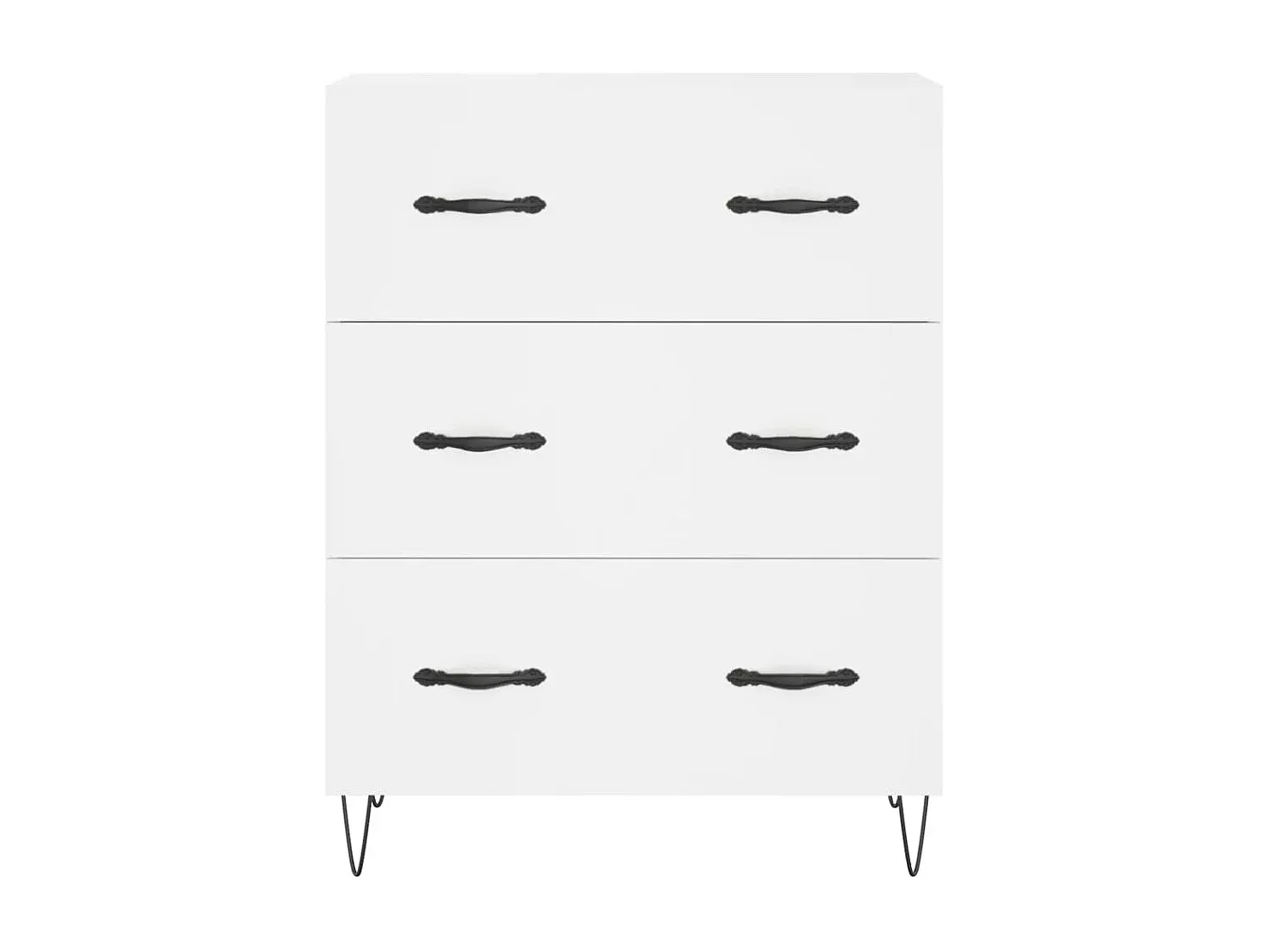 Moderne Weiße Anrichte aus Holzwerkstoff 69,5x34x90 cm