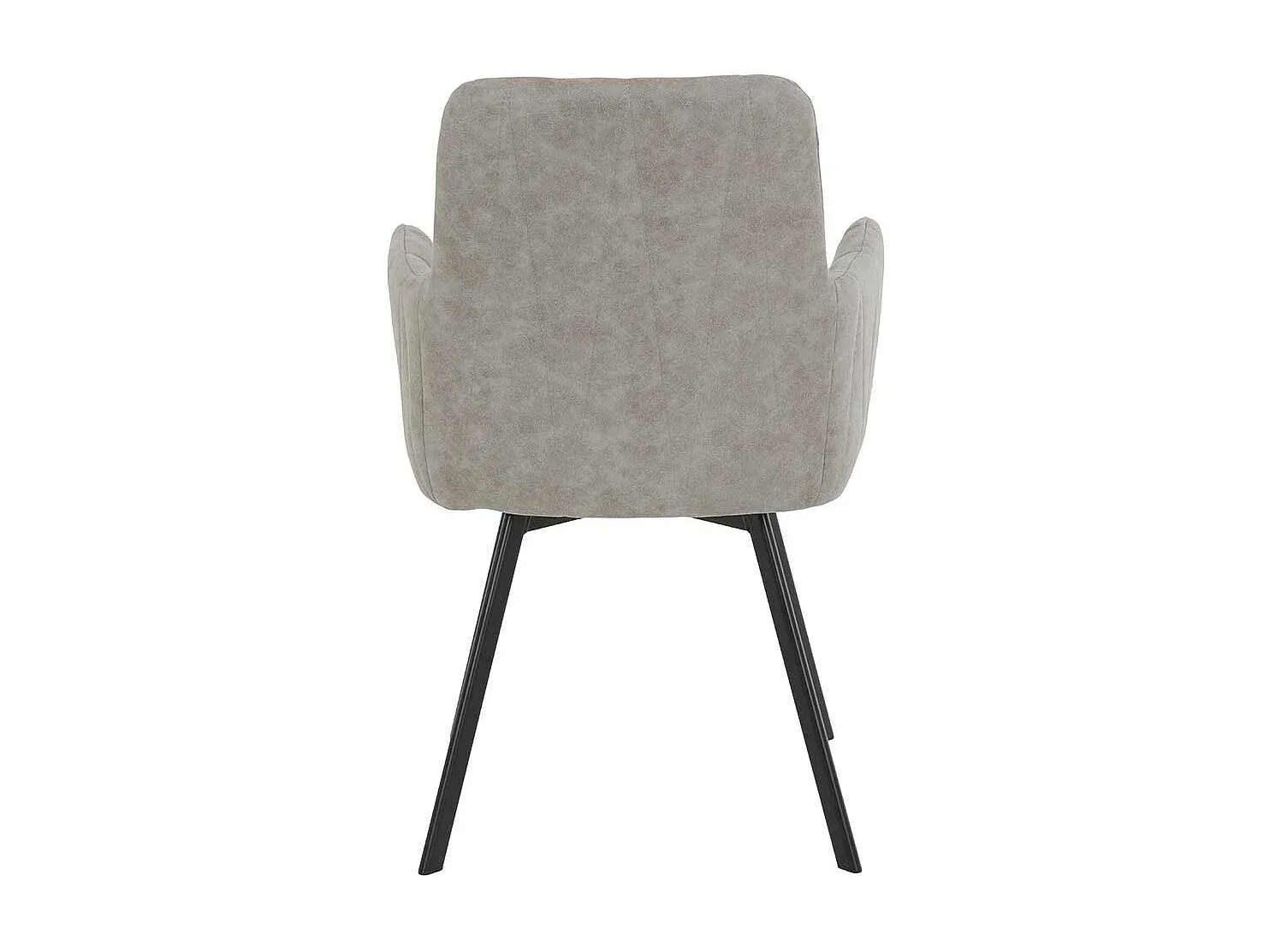 Drehstuhl für Esszimmer in Hellgrau, 2er Set