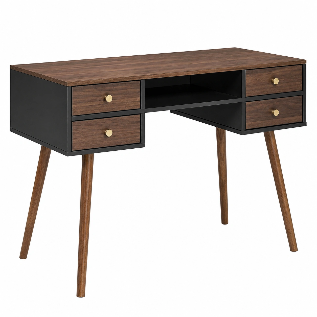 Escritorio moderno con cajones y dise?o escandinavo 110 x 55 cm-cartkivo