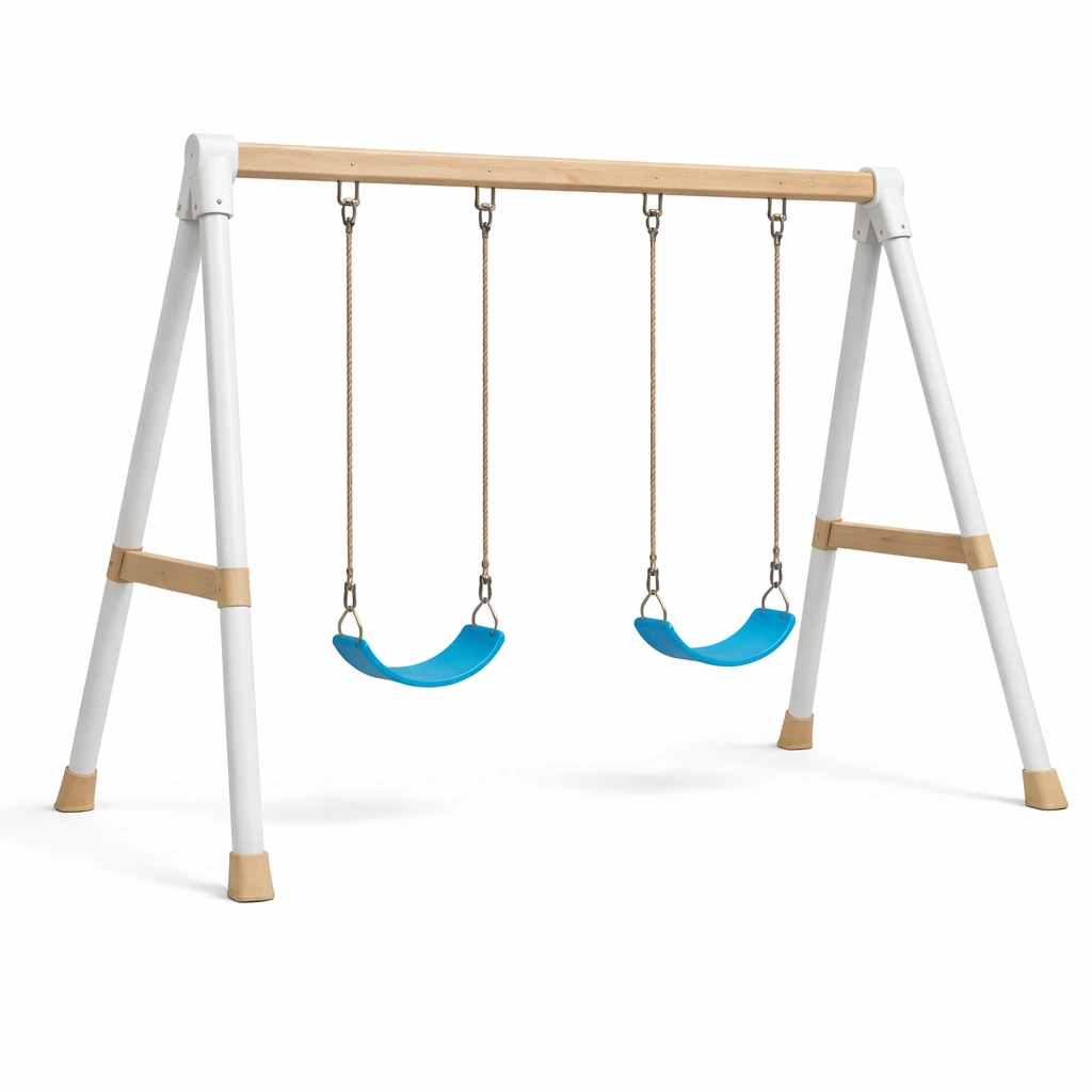 Schaukelset Metall Polypropylen Blau 220x160x180 cm-NESTCAXIS