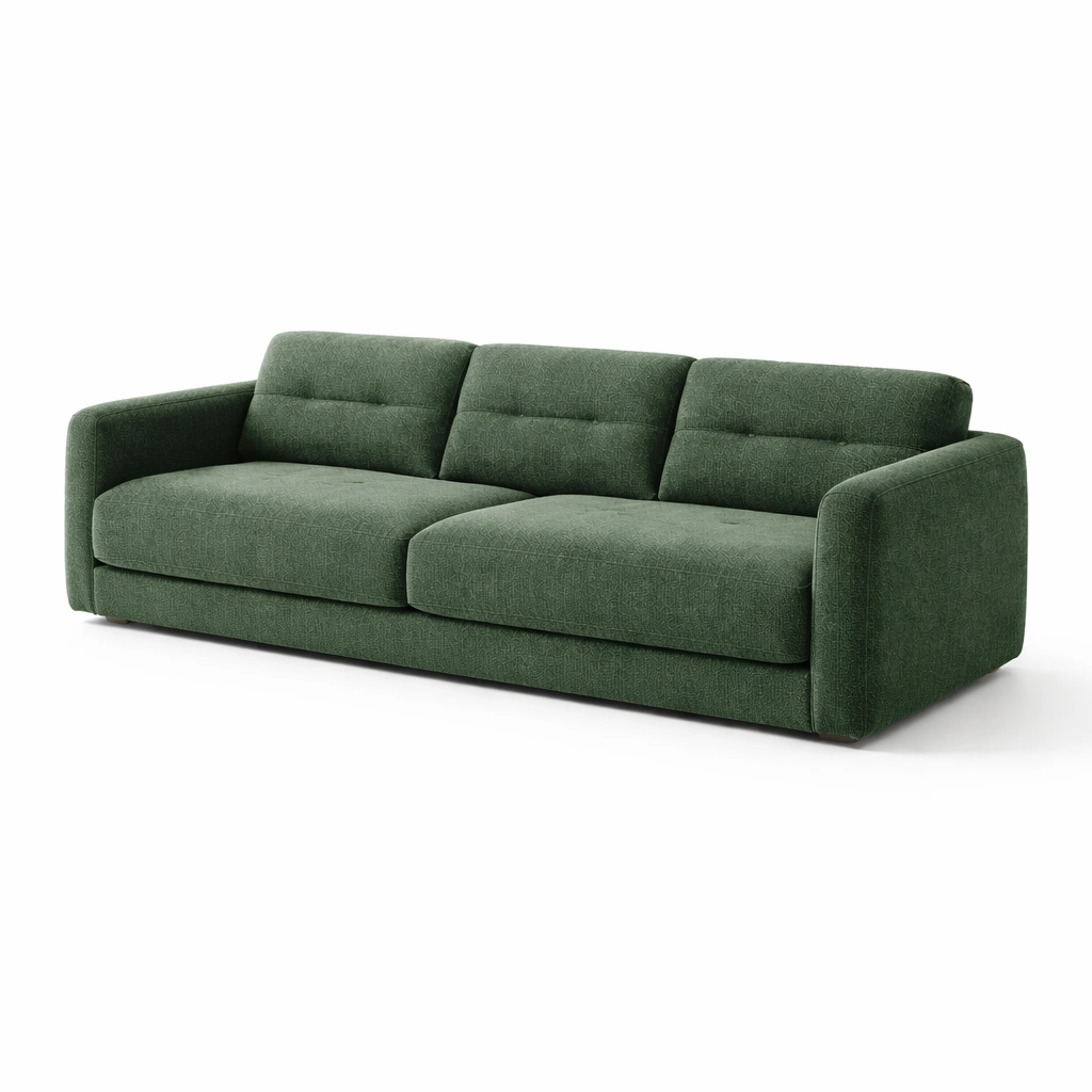 Sofa Stoff Grün-NESTCAXIS