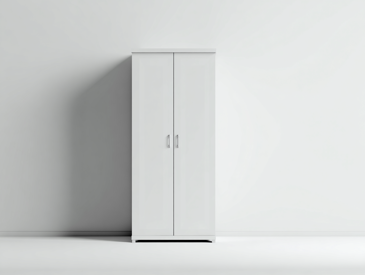 Armadio - legno-MDF - 88x52x182 cm - bianco - stile moderno-Hacortahome