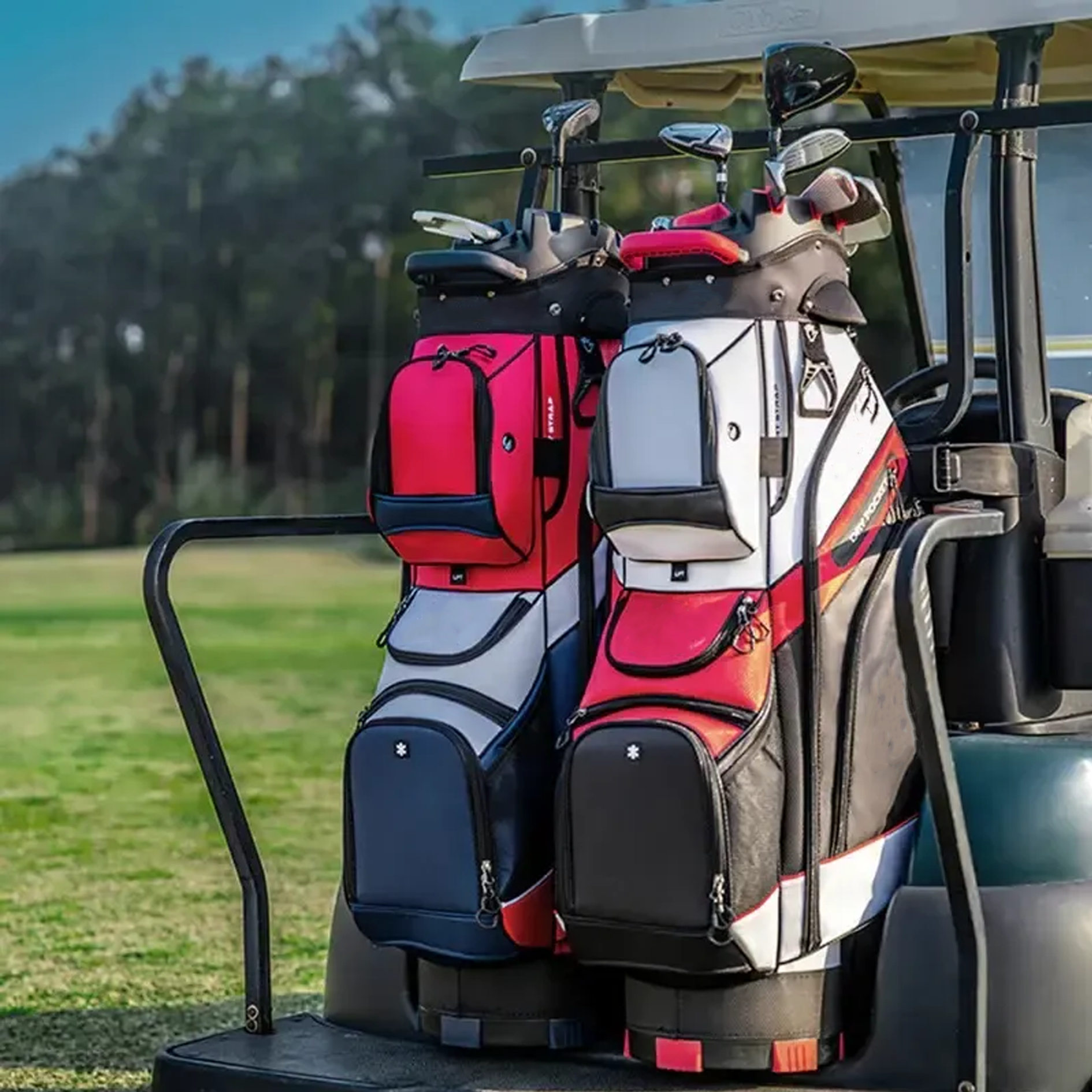 14-Way Organizer Golf Cart Bag – T-Lock Divider System, Quiet Design