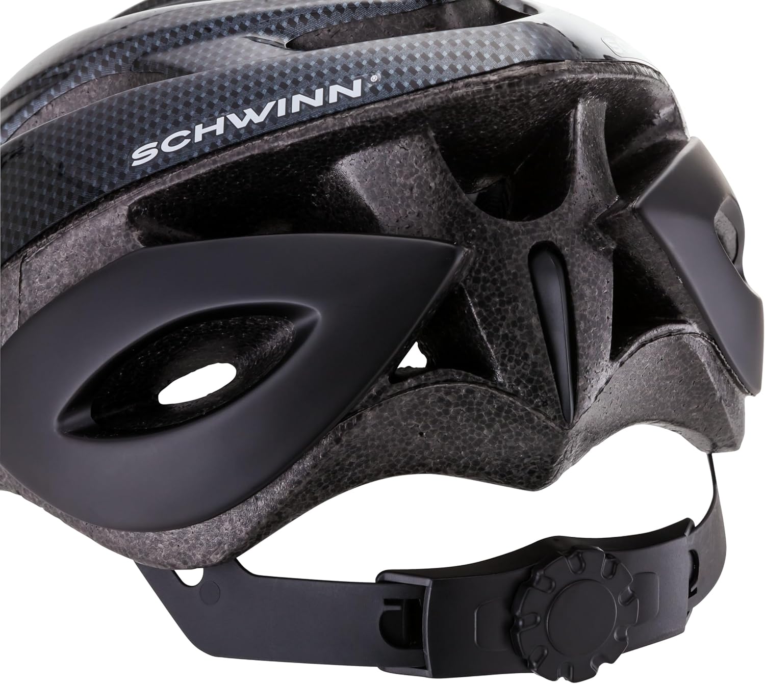 Helmet for Adults, Size 58-62 cm for Riders Ages 14+, Microshell, Adjustable Dial & Straps, Interior Padding, Air Vents, Visor