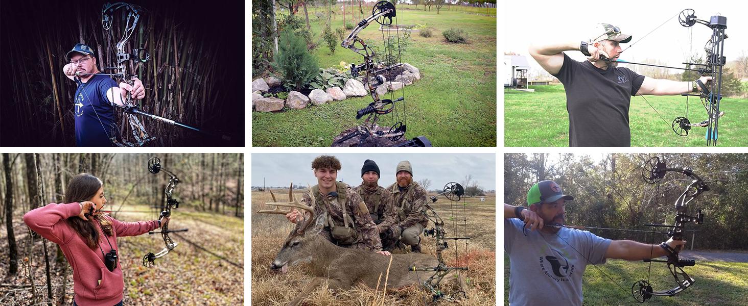 Sanlida Archery Dragon X8 RTH Compound Bow Package for Adults and Teens,18”-31” Draw Length,0-70 Lbs Draw Weight,up to IBO 310 fps,No Bow Press Needed,Limbs Made in USA,Limited Life-time Warranty (RH Only) Sanlida Archery Dragon X8 RTH Compound Bow Package for Adults and Teens,18”-31” Draw Length,0-70 Lbs Draw Weight,up to IBO 310 fps,No Bow Press Needed,Limbs Made in USA,Limited Life-time Warranty (RH Only)