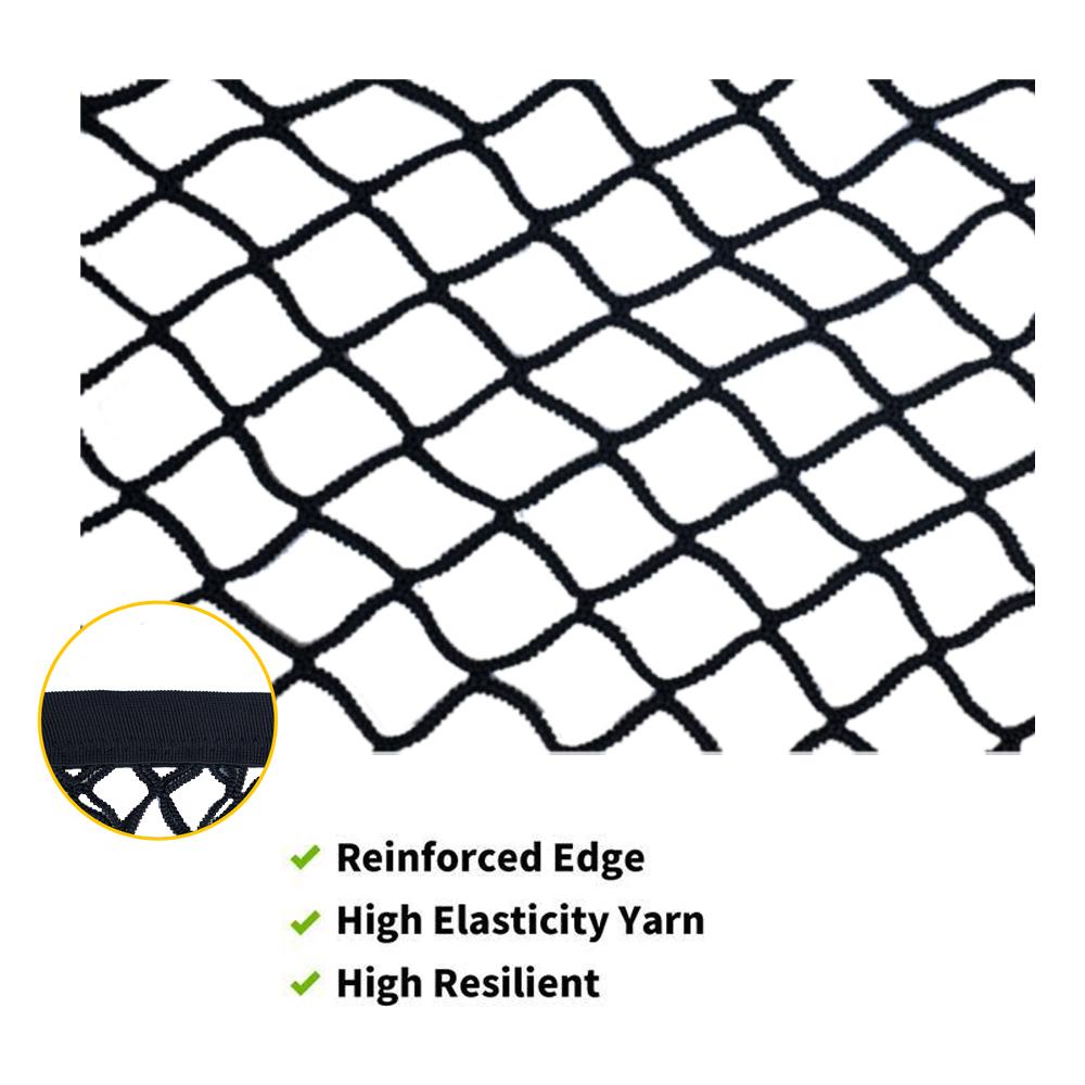 Highly Elastic Cargo Net, Simple Truck Bed Cargo Mesh Organizer, Ideal for ATV, SUV, UTV, Truck and Boat Use Furniture Camping Gear Compact Storage Stretchable