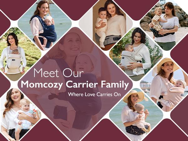 Momcozy Baby Carrier - Ergonomic, Cozy and Lightweight Carrier for 7-44lbs, Effortless to Put On, Ideal for Hands-Free Parenting, Enhanced Lumbar Support, Purehug for Infant to Toddler Momcozy Baby Carrier - Ergonomic, Cozy and Lightweight Carrier for 7-44lbs, Effortless to Put On, Ideal for Hands-Free Parenting, Enhanced Lumbar Support, Purehug for Infant to Toddler