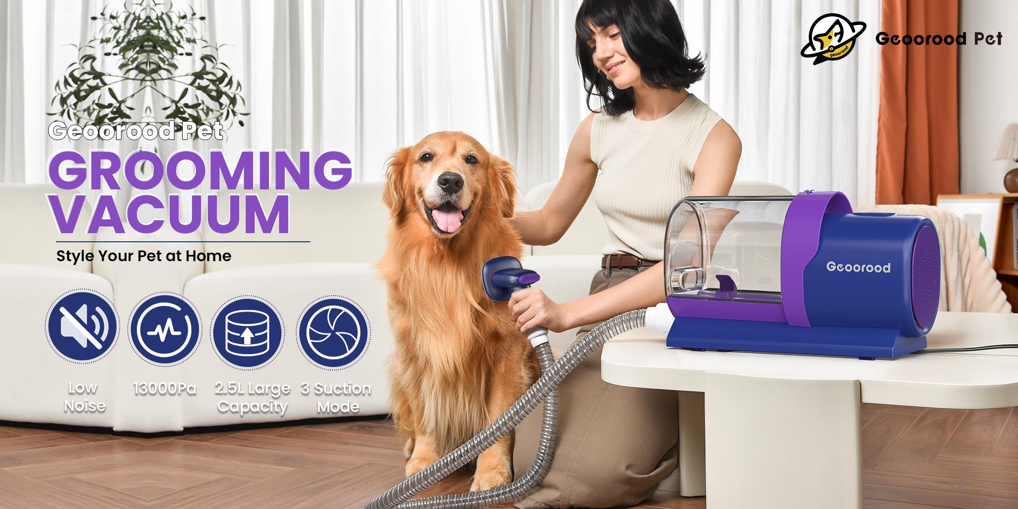 【Geoorood】 Geoorood Dog Grooming All-in-One Kit with Vacuum Brush 2.5L Large Pog, Stainless Steel Blades Lightweight Design 13KPa Suction Force Portable Cleaning Set #Summervibes #petlovers 【Geoorood】 Geoorood Dog Grooming All-in-One Kit with Vacuum Brush 2.5L Large Pog, Stainless Steel Blades Lightweight Design 13KPa Suction Force Portable Cleaning Set #Summervibes #petlovers