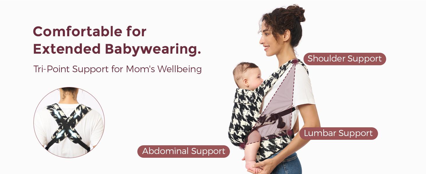 Momcozy Baby Carrier - Ergonomic, Cozy and Lightweight Carrier for 7-44lbs, Effortless to Put On, Ideal for Hands-Free Parenting, Enhanced Lumbar Support, Purehug for Infant to Toddler Momcozy Baby Carrier - Ergonomic, Cozy and Lightweight Carrier for 7-44lbs, Effortless to Put On, Ideal for Hands-Free Parenting, Enhanced Lumbar Support, Purehug for Infant to Toddler