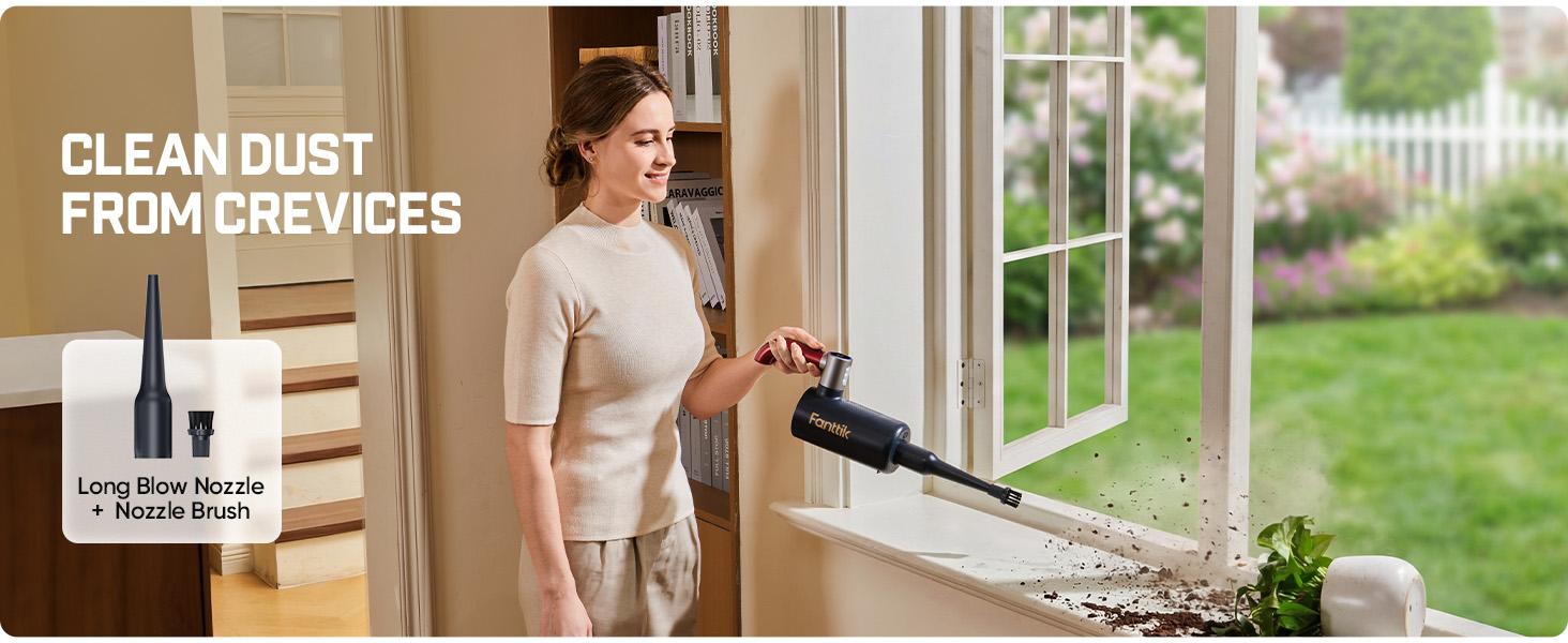 【FathersDayGift】Fanttik Cruise V11 APEX Handheld Vacuum Cordless, 4-in-1 Vacuum Cleaner with 180° Rotatable Handle, 145W Brushless Motor, LED Touch Screen, 3 Suction Modes for Home Corners, Kitchen, Car, Crevices Summervibes, Rechargeable Cordless, Cars A