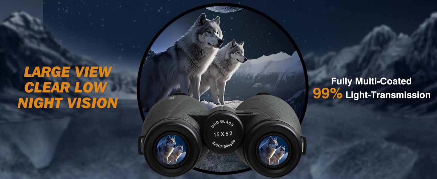 Yoelerey updated 15x52 UHD High Powered Long Range Binoculars, 23mm Large Eyepieces, BAK4 Prism for Low Light, Camping, Bird Watching, Essentials for Nature Lovers, High Powered Binoculars,father'sdaygifts Yoelerey updated 15x52 UHD High Powered Long Range Binoculars, 23mm Large Eyepieces, BAK4 Prism for Low Light, Camping, Bird Watching, Essentials for Nature Lovers, High Powered Binoculars,father'sdaygifts