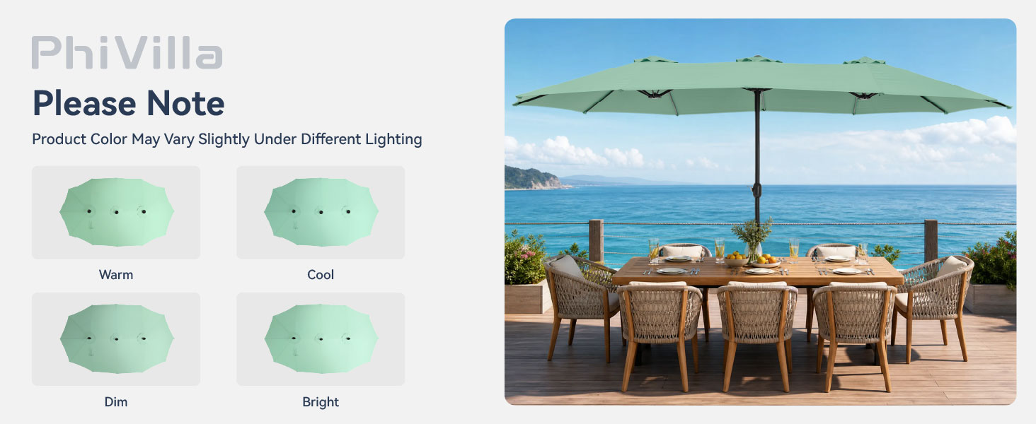 15ft outdoor umbrella