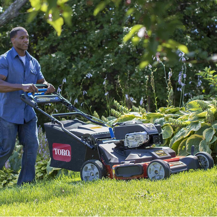 30''  Gas Lawn Mower – Personal Pace Self-Propelled Mower for Large Yards