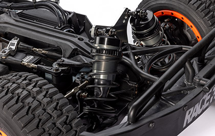 New Massive 32mm Big Bore Shocks for the Losi 1/5 5IVE-TE RC RTR Desert Truck