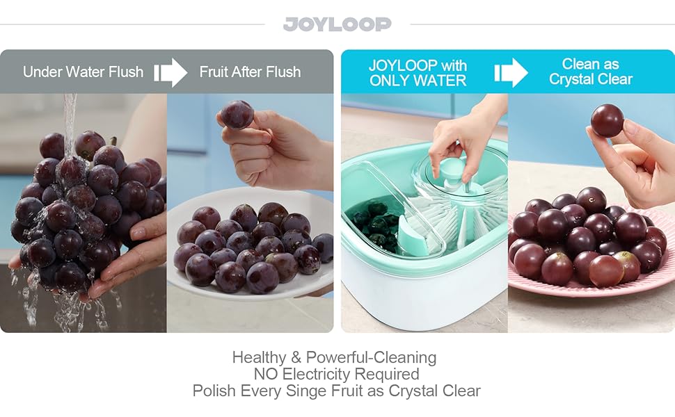 JOYLOOP Fruit and vegetable scrubber