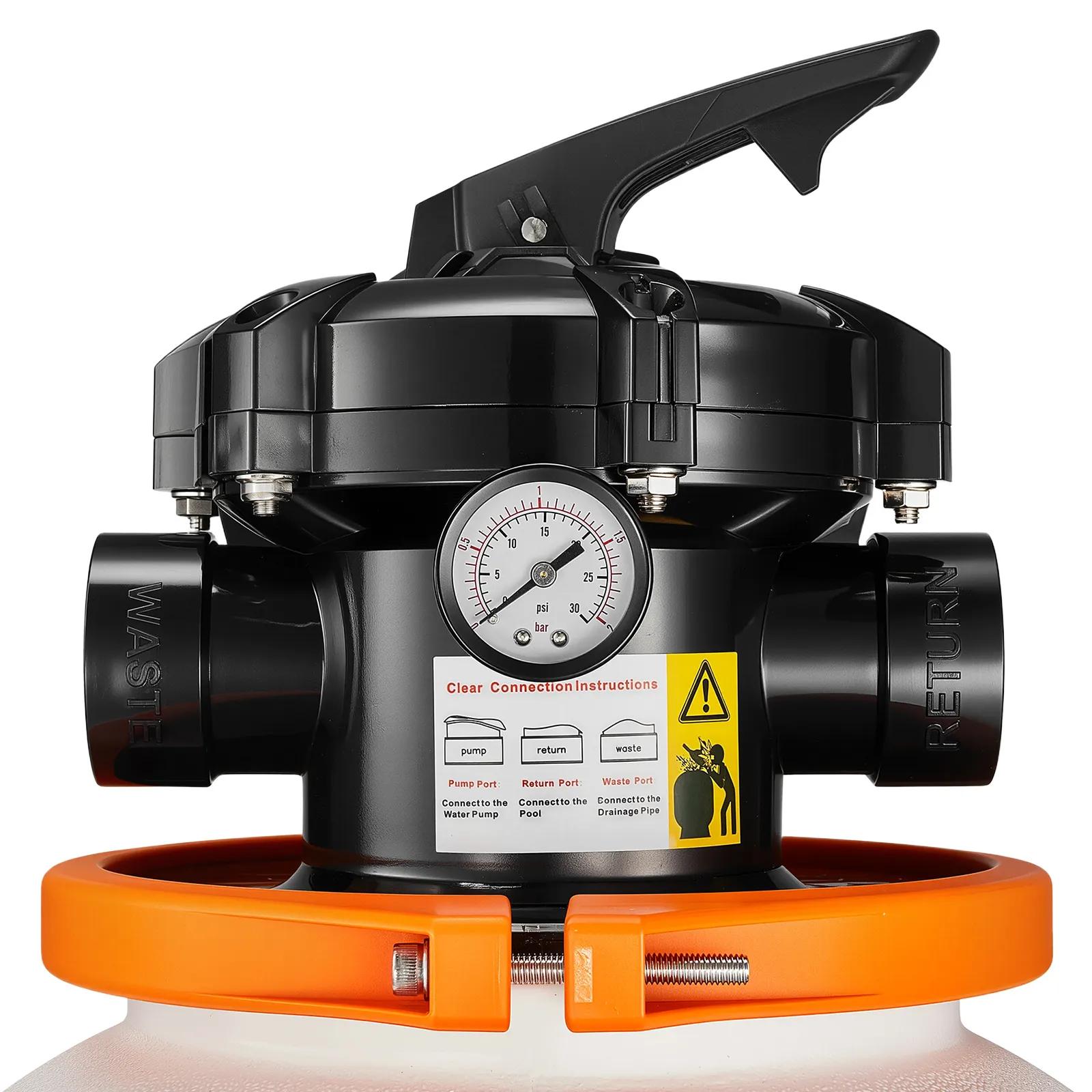 【fathersdaygift】VEVOR FlashPure Sand Filter Pump 16 in for Above Ground Pool1 HP 4400 GPHSwimming Pool Filter System with Timer6X Faster Filtration with Media InstalledLeak-ResistantReady to Use Out of BoxPool AccessoriesSwimming P 【fathersdaygift】VEVOR FlashPure Sand Filter Pump 16 in for Above Ground Pool1 HP 4400 GPHSwimming Pool Filter System with Timer6X Faster Filtration with Media InstalledLeak-ResistantReady to Use Out of BoxPool AccessoriesSwimming P