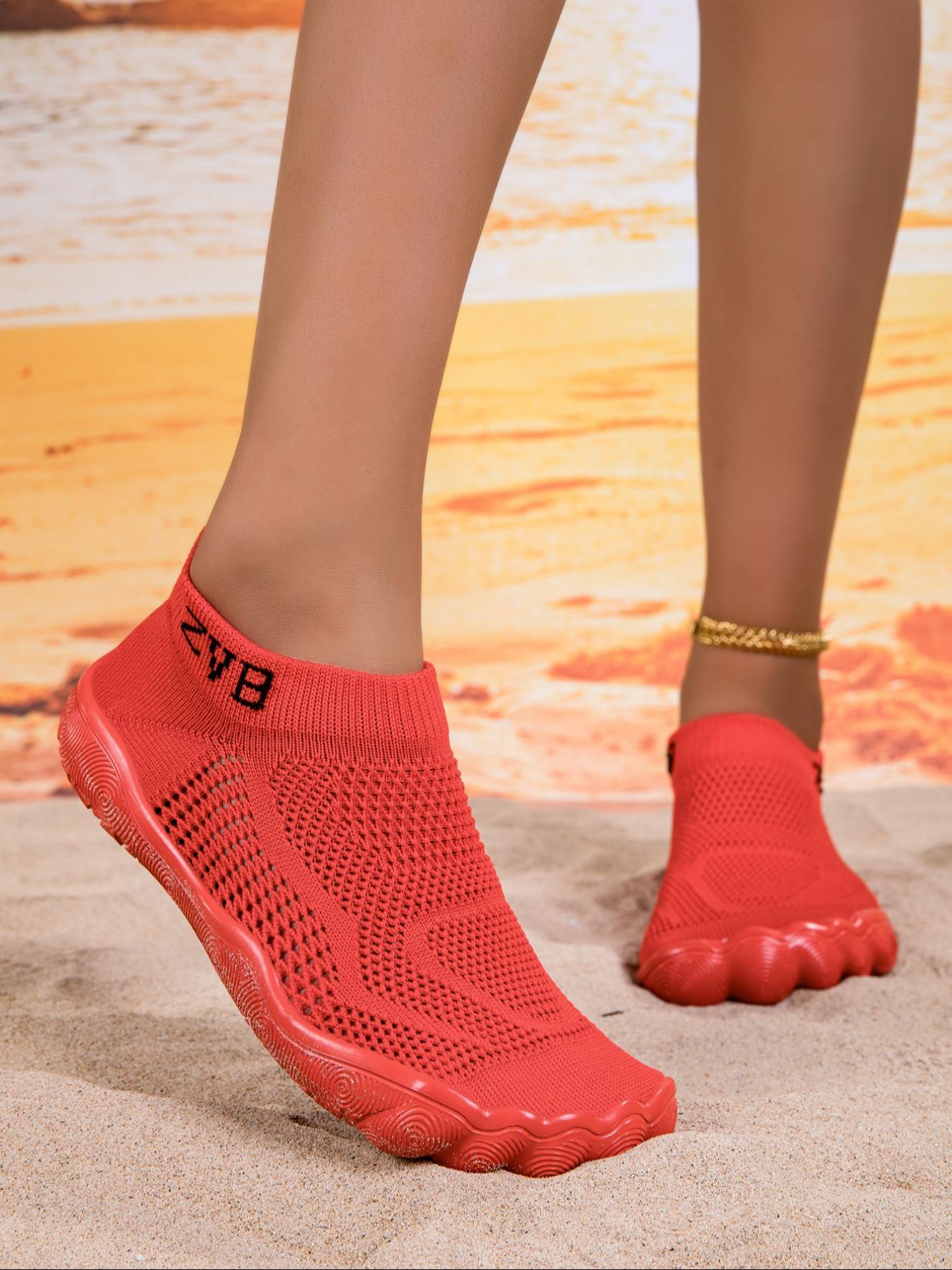Women's Wide-Fit Breathable Water Shoes with Polyester Upper and EVA Sole, Casual All-Season Style, Ideal for Swimming, Camping and Yoga, Lightweight Swim Shoes, Aqua Shoes