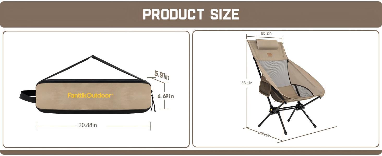 【FathersDayGift】FanttikOutdoor Zeta L8 Max Camping Chair, Portable & Lightweight, Comfort-Driven Foldable Rocking Chair with Carry Bag for Camping, Hiking, Patio, Fishing, Support up to 250 lbs,summerwins 【FathersDayGift】FanttikOutdoor Zeta L8 Max Camping Chair, Portable & Lightweight, Comfort-Driven Foldable Rocking Chair with Carry Bag for Camping, Hiking, Patio, Fishing, Support up to 250 lbs,summerwins