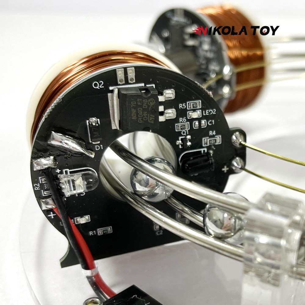 NIKOLATOY High tech electromagnetic coil accelerator(6-coil high-performance version)