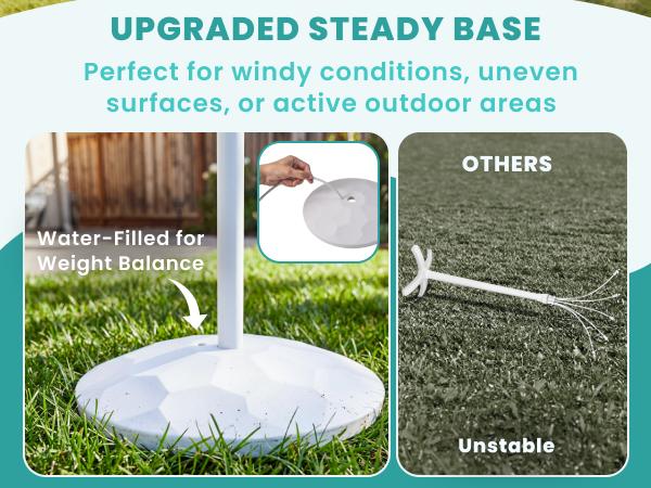 HOMENOTE Standing Misting Cooling System with Fillable Base, 26.2FT Water Line, Adjustable Height Standing Mister for Outside Patio Cooling, Pool Tanning, Garden Greenhouse Watering HOMENOTE Standing Misting Cooling System with Fillable Base, 26.2FT Water Line, Adjustable Height Standing Mister for Outside Patio Cooling, Pool Tanning, Garden Greenhouse Watering