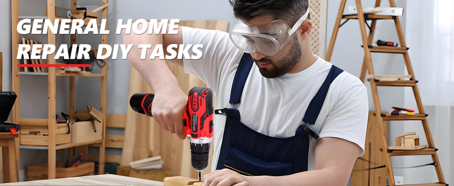 【FathersDayGift】KingTool 276-Piece Tool Set Kit - Tool kit with 12V Cordless Power Drill Driver Toolbox Storage Case with Drawer, Drill Set Perfect for Homeowner, Diyer, Handyman 【FathersDayGift】KingTool 276-Piece Tool Set Kit - Tool kit with 12V Cordless Power Drill Driver Toolbox Storage Case with Drawer, Drill Set Perfect for Homeowner, Diyer, Handyman