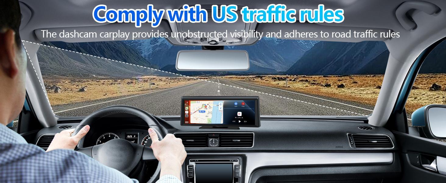 【HiEHA】2026 Dash Cam with 8.14" Wireless CarPlay Touchscreen, Wireless Carplay & Android Auto, 1080P Backup Camera, 2K Front, Mirror Link/Bluetooth/GPS Navigation/Satellite Radio for All Vehicles 【HiEHA】2026 Dash Cam with 8.14" Wireless CarPlay Touchscreen, Wireless Carplay & Android Auto, 1080P Backup Camera, 2K Front, Mirror Link/Bluetooth/GPS Navigation/Satellite Radio for All Vehicles