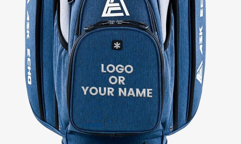 Ask Echo Golf Soundless Cart Bag SLC-130 15 Dividers Grip Locking Bottom Quiet Golf Bag