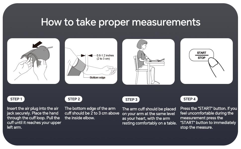 Sinocare Upper Arm Blood Pressure Monitor,Adjustable Cuff 8.6"-16.5",Accurate Home BP Machine Large Display,Dual User Mode, Posture Detection & Irregular Heartbeat Alert,Sinocare 30E,Black,[Father's Day Gift]