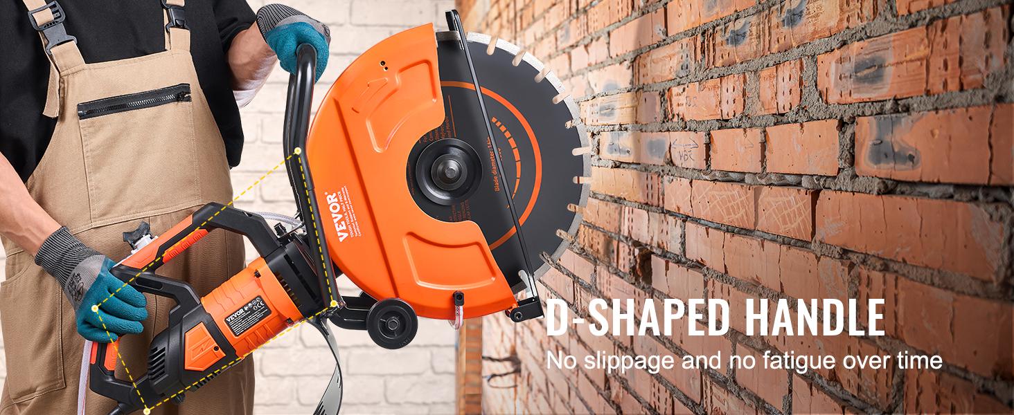 VEVOR Electric Concrete Saw, Summervibes,Summervibes, 16 in, 3200 W 15 A Motor Circular Saw Cutter with Max. 6 in Adjustable Cutting Depth, Wet Disk Saw Cutter Includes Water Line, Pump and Blade, for Stone, Brick Construction VEVOR Super Brand Day