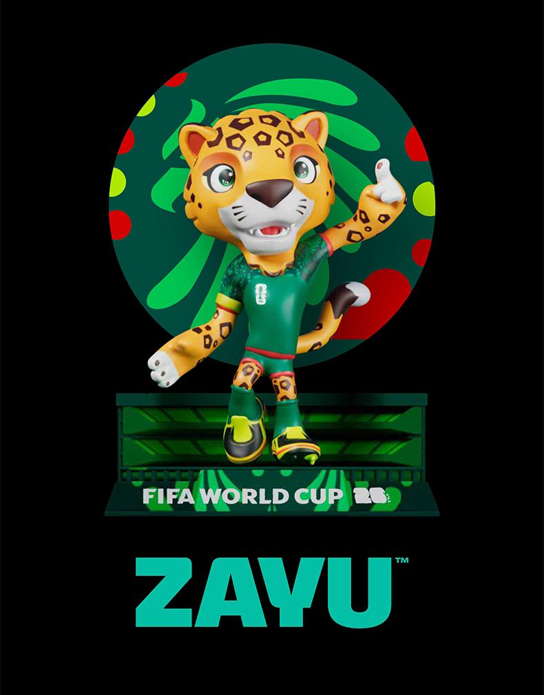 [Set of 3] FIFA 2026 World Cup Mascot Official Licensed Toy Figurines Collectable Soccer (Maple, Zayu & Clutch) Summervibes