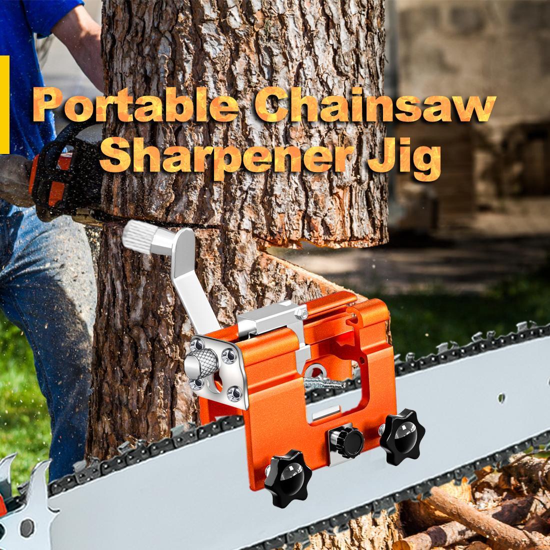 Portable Chain Saw Sharpener, Chain Saw Sharpening Tool, Heavy Duty Hardware Chain Saw Accessories, Professional Power Tool Accessories for Garden