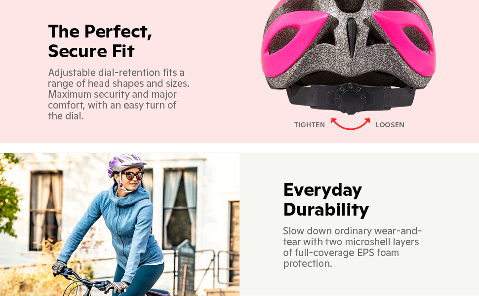 Schwinn Thrasher Bike Helmet, Perfect Secure Fit, Durable