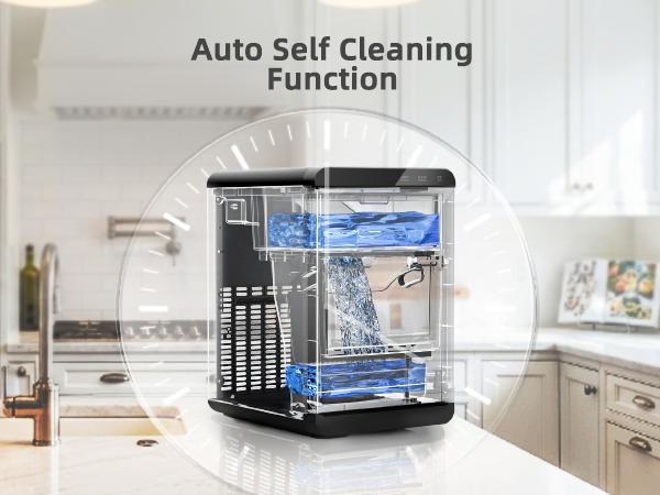 Antarctic Star Ice Maker 45Lbs/Day Quick 10-15min Self-Cleaning 24H Timer Clear Visual double door,for Home Office Bar Party Icemakermachine 【TikTokShopBlackFriday】 Antarctic Star Ice Maker 45Lbs/Day Quick 10-15min Self-Cleaning 24H Timer Clear Visual double door,for Home Office Bar Party Icemakermachine 【TikTokShopBlackFriday】