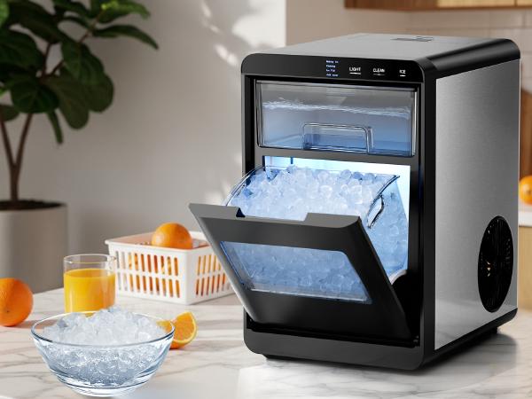 Antarctic Star Ice Maker 45Lbs/Day Quick 10-15min Self-Cleaning 24H Timer Clear Visual double door,for Home Office Bar Party Icemakermachine 【TikTokShopBlackFriday】 Antarctic Star Ice Maker 45Lbs/Day Quick 10-15min Self-Cleaning 24H Timer Clear Visual double door,for Home Office Bar Party Icemakermachine 【TikTokShopBlackFriday】