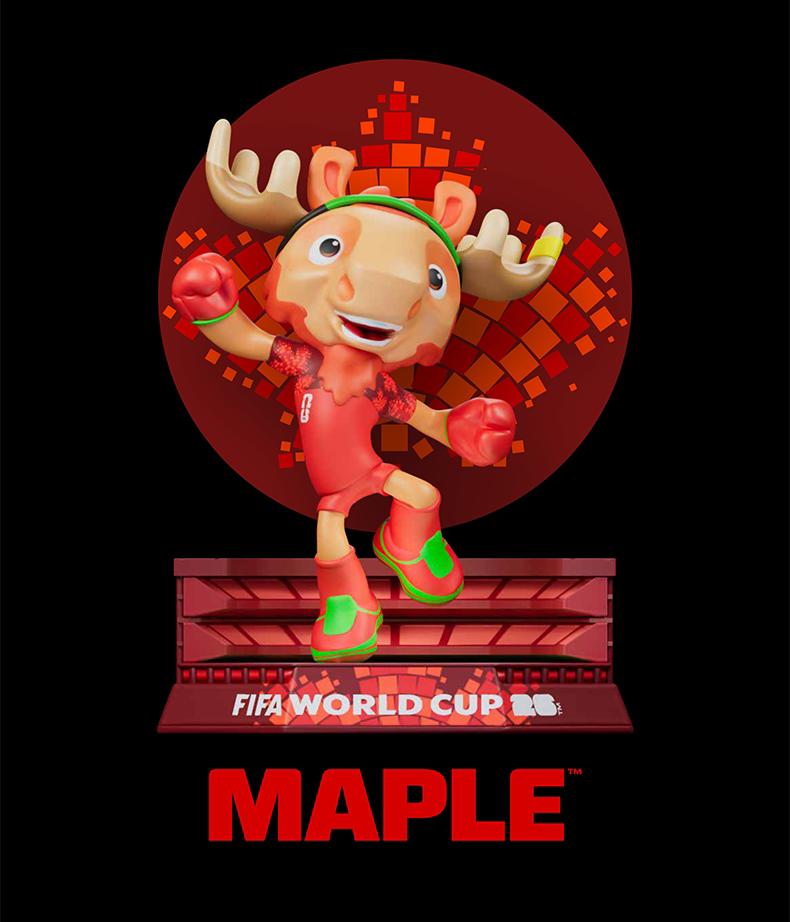 [Set of 3] FIFA 2026 World Cup Mascot Official Licensed Toy Figurines Collectable Soccer (Maple, Zayu & Clutch) Summervibes