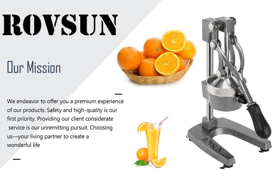 ROVSUN Professional Citrus Juicer Lemon Squeezer, Commercial Manual Fruit Press Juicer for Lemon Pomegranate Orange Juice, Heavy Duty Hand Press Orange Juicer Press and Lime Squeezer Stand summervibes ROVSUN Professional Citrus Juicer Lemon Squeezer, Commercial Manual Fruit Press Juicer for Lemon Pomegranate Orange Juice, Heavy Duty Hand Press Orange Juicer Press and Lime Squeezer Stand summervibes
