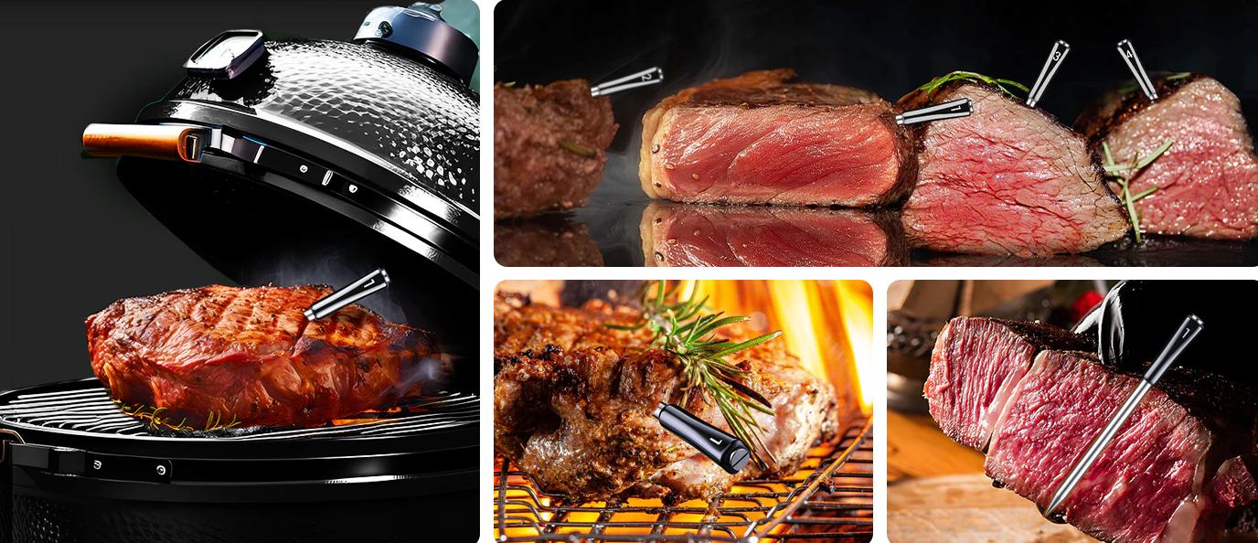 FathersDayGift INKBIRD Wireless Digital Food Thermometer - WIFI & Bluetooth Portable LCD Kitchen Gadget, IP67 Waterproof Kitchen Thermometer for Grill BBQ, Cooking, Father's Day Gifts, fathersdaygift FathersDayGift INKBIRD Wireless Digital Food Thermometer - WIFI & Bluetooth Portable LCD Kitchen Gadget, IP67 Waterproof Kitchen Thermometer for Grill BBQ, Cooking, Father's Day Gifts, fathersdaygift