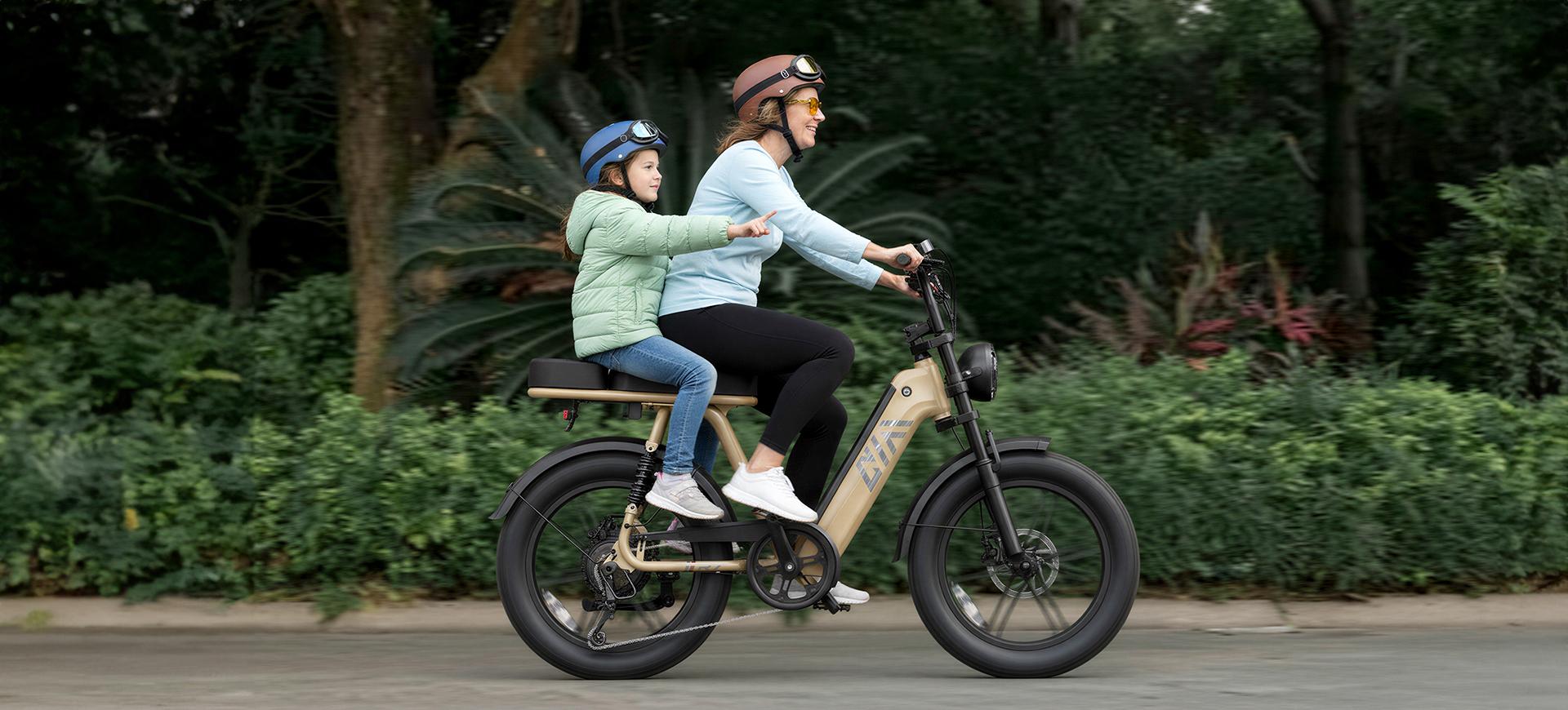 Summervibes 1500W Peak (750W Rated) Electric Bike, 20" Fat Tires, 90Nm Torque, 28MPH Top Speed, 48V 15Ah Battery, 65KM Range, LCD Display & Bluetooth App | Black & Desert Yellow