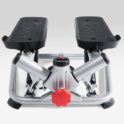 SUNNY Mini Twist Stepper with Resistance Bands Whole Body Workout Home Gym Fitness Equipment for Leg Glute Thigh and Core Training Adjustable Resistance Height Stabilizer Performance Monitor Compact Portable Cardio Machine Smart Standard Pro Options